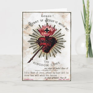 Heart Of Jesus Card