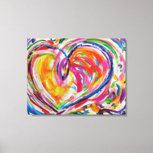 Heart of Joy Canvas Painting Art Painting Print