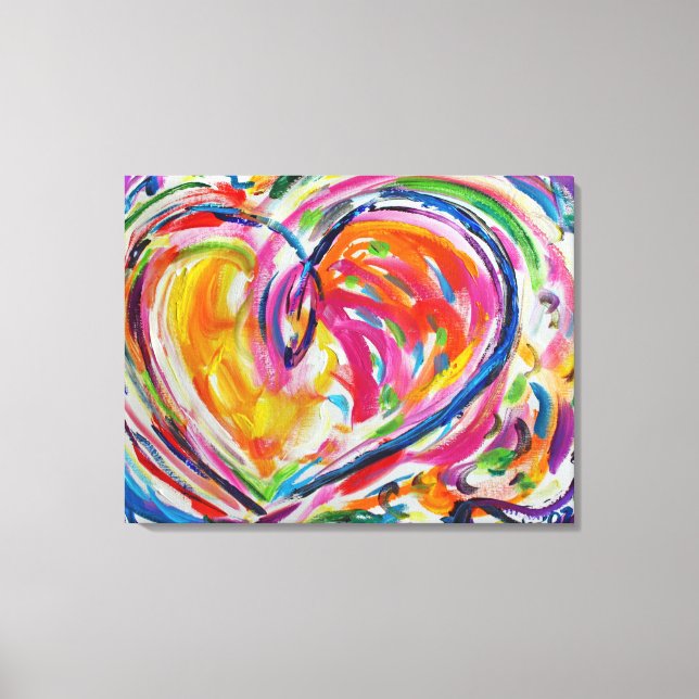 Heart of Joy Canvas Painting Art Painting Print (Front)