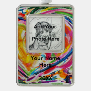 Heart of Joy Custom Personalised Photo Ornament