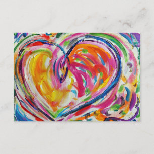 Heart of Joy Custom Small Invitations or Invites