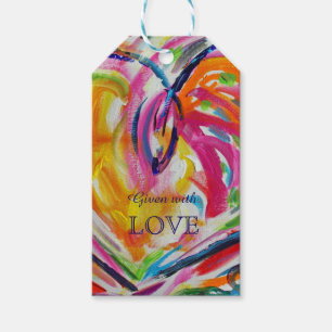 Heart of Joy Love Custom Card Gift Tags