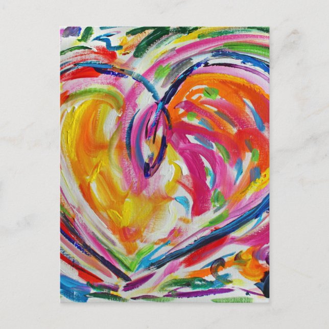 Heart of Joy Personalised Postcards (Front)