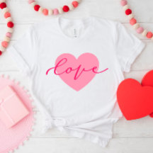 Heart of Love Cute Script Valentine’s Day Shirt