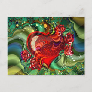 Heart of Love Postcard