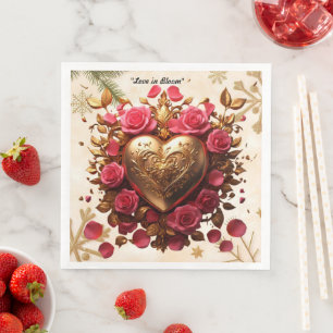 "Heart of Luxury" Napkin