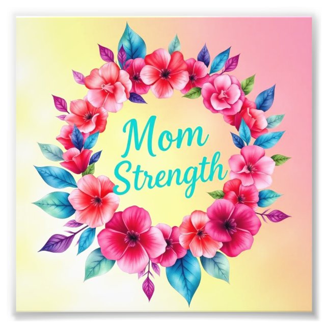 Heart of Mum’s Radiant Joy Photo Print (Front)