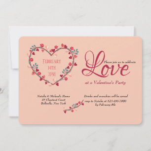 Heart of my Heart Valentine's Day Party Invitation