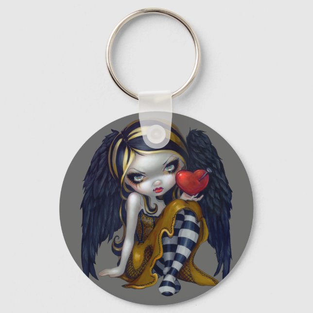 "Heart of Nails" Keychain (Front)