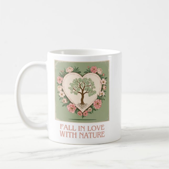 Heart of Nature’s Love Coffee Mug (Left)
