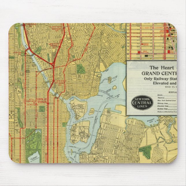 Heart of New York Mouse Mat (Front)