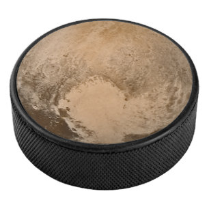 Heart of Pluto Hockey Puck