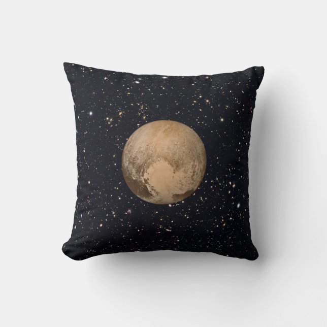Heart of Pluto Starry Sky Cushion (Front)