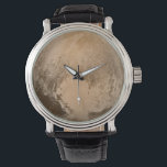 Heart of Pluto Watch<br><div class="desc">This striking NASA image from the close approach of the New Horizons spacecraft to the planet Pluto shows a heart shaped colour variation on the surface that has been called the “heart of Pluto.” Those who love Pluto and would like to see it restored to full planetary status will especially...</div>