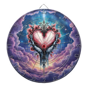 Heart of Quiet Magic Dartboard