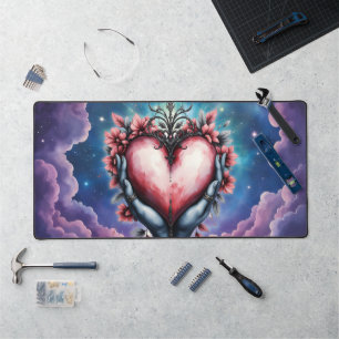 Heart of Quiet Magic Desk Mat