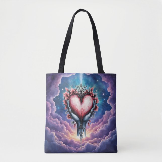 Heart of Quiet Magic Tote Bag (Front)