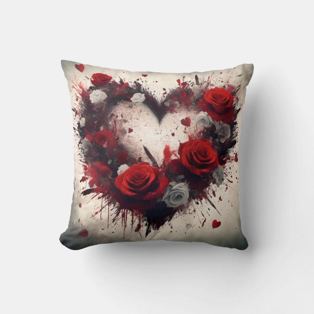 Heart of Roses Cushion (Front)