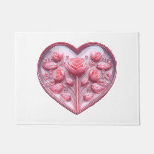 Heart Of Roses Doormat