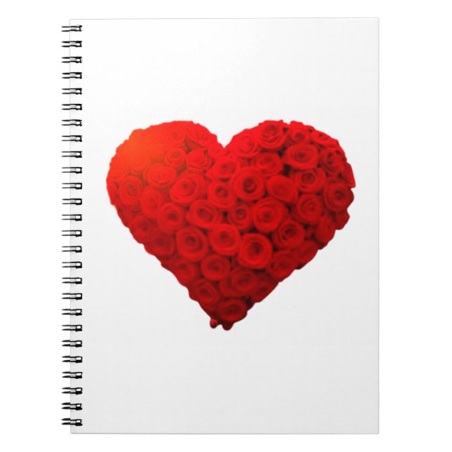 HEART OF ROSES NOTEBOOK (Front)