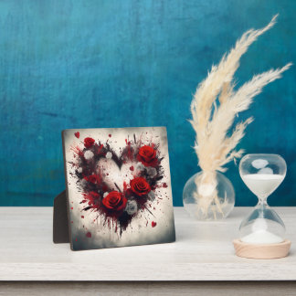 Heart of Roses Plaque