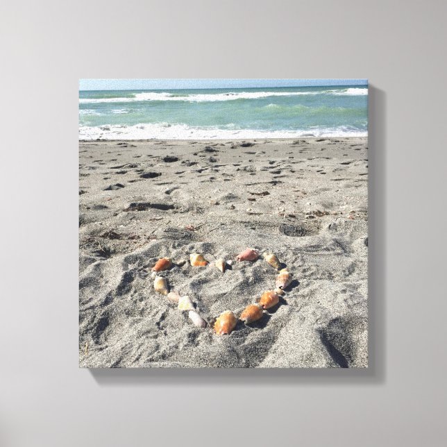 Heart of Shells Canvas Print (Front)
