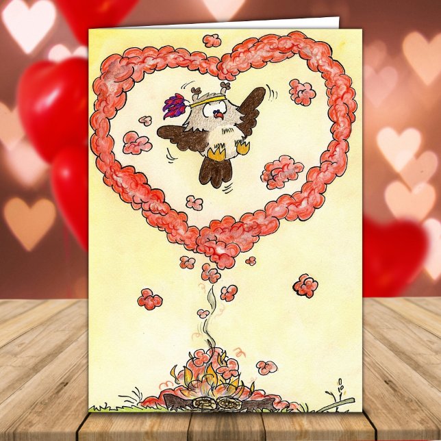 HEART OF SMOKE greeting card by Nicole Janes (Creator Uploaded)