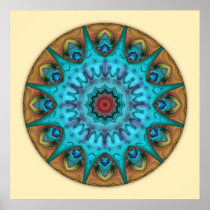 Heart of Surrender Mandala 6 Poster
