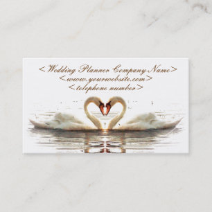 Heart of Swans Wedding Planner Business Card