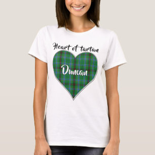 Heart of Tartan Clan Duncan Plaid T-Shirt