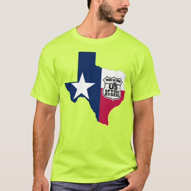 Heart Of Texas Chapter - RWB State T-Shirt (Front)