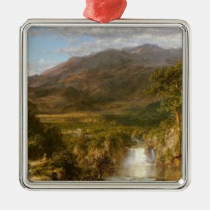 Heart of the Andes (South American Landscape) Metal Tree Decoration