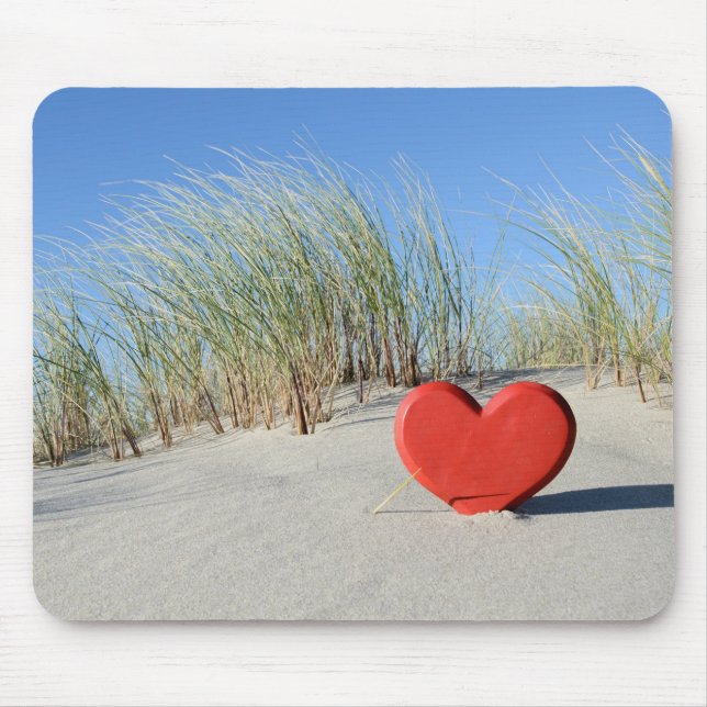 heart of the beach mouse mat (Front)