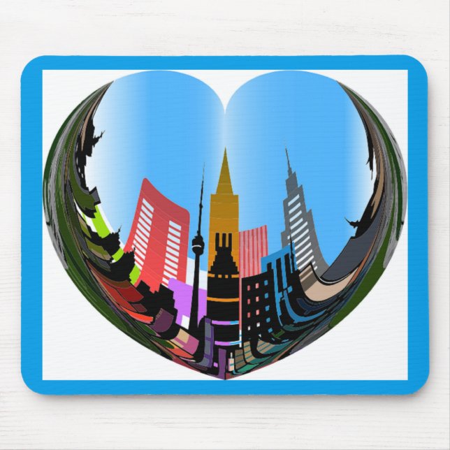 HEART OF THE CITY MOUSE MAT (Front)