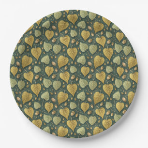 Heart Of The Fall Paper Plate