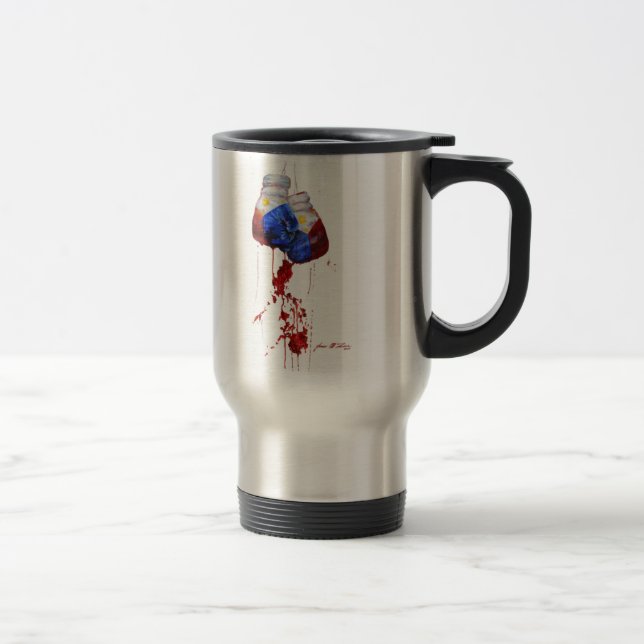 Heart of the Filipino Warrior Travel Mug (Right)