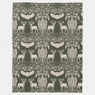 Heart of the Forest Fleece Blanket