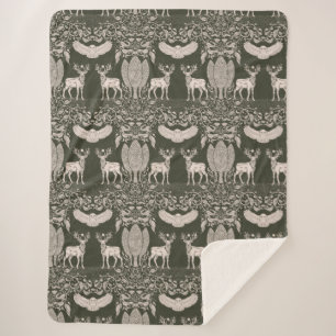 Heart of the Forest Sherpa Blanket