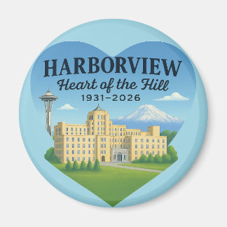 Heart of the Hill Magnet (design B)