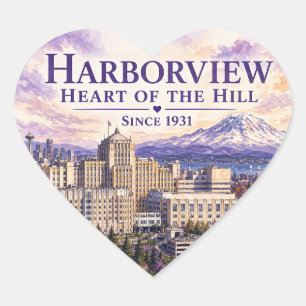 Heart of the Hill Sticker (design B)