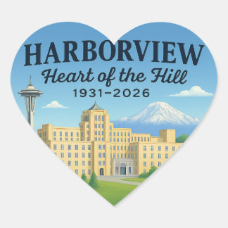 Heart of the Hill Sticker (design B)