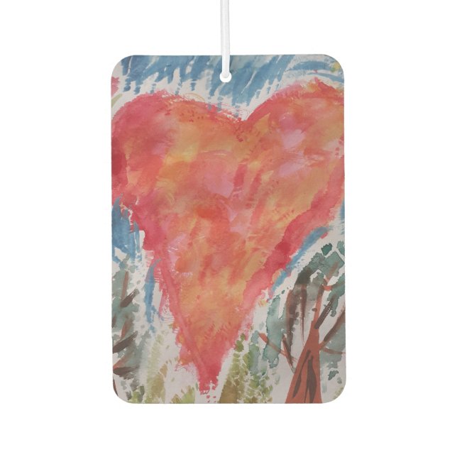 Heart of the Planet Air Freshener (Front)