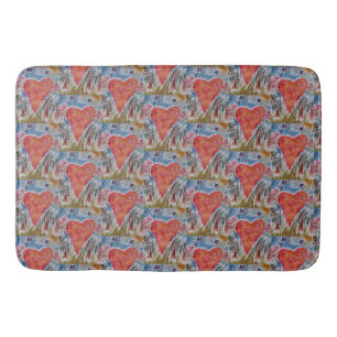 Heart of the Planet Bath Mat