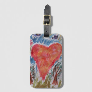 Heart of the Planet Luggage Tag