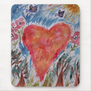 Heart of the Planet Mouse Mat