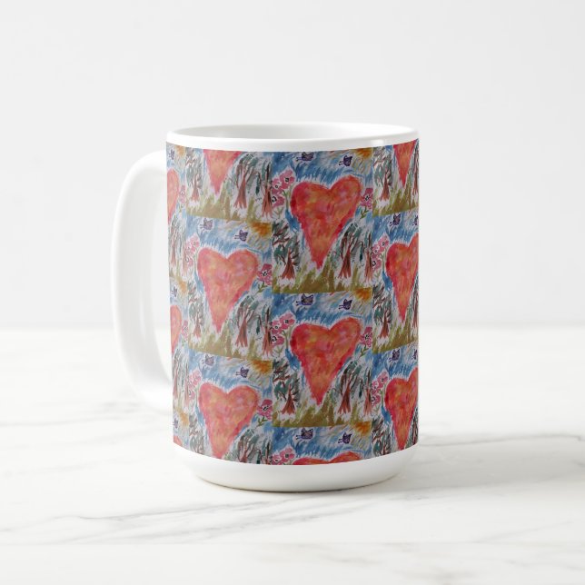 Heart of the Planet Mug (Front Left)