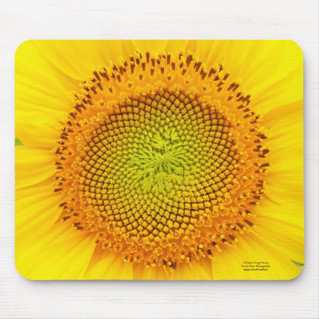 Heart of the Sunflower Mouse Mat (Front)