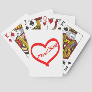 Heart of Tulsa Playing Cards, Standard Index faces Playing Cards
