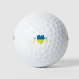 Heart of Ukraine Golf Balls