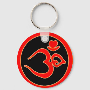 Heart Om Sign - Yoga Keychain / Gifts